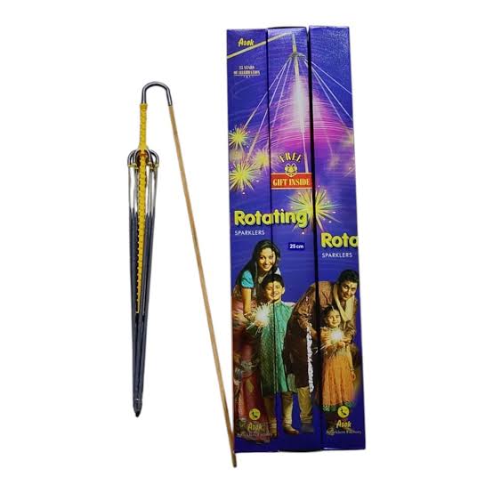 ROTATING SPARKLERS COLOUR